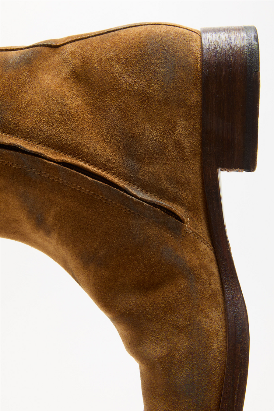 Suede Ankle Boots Sand Beige