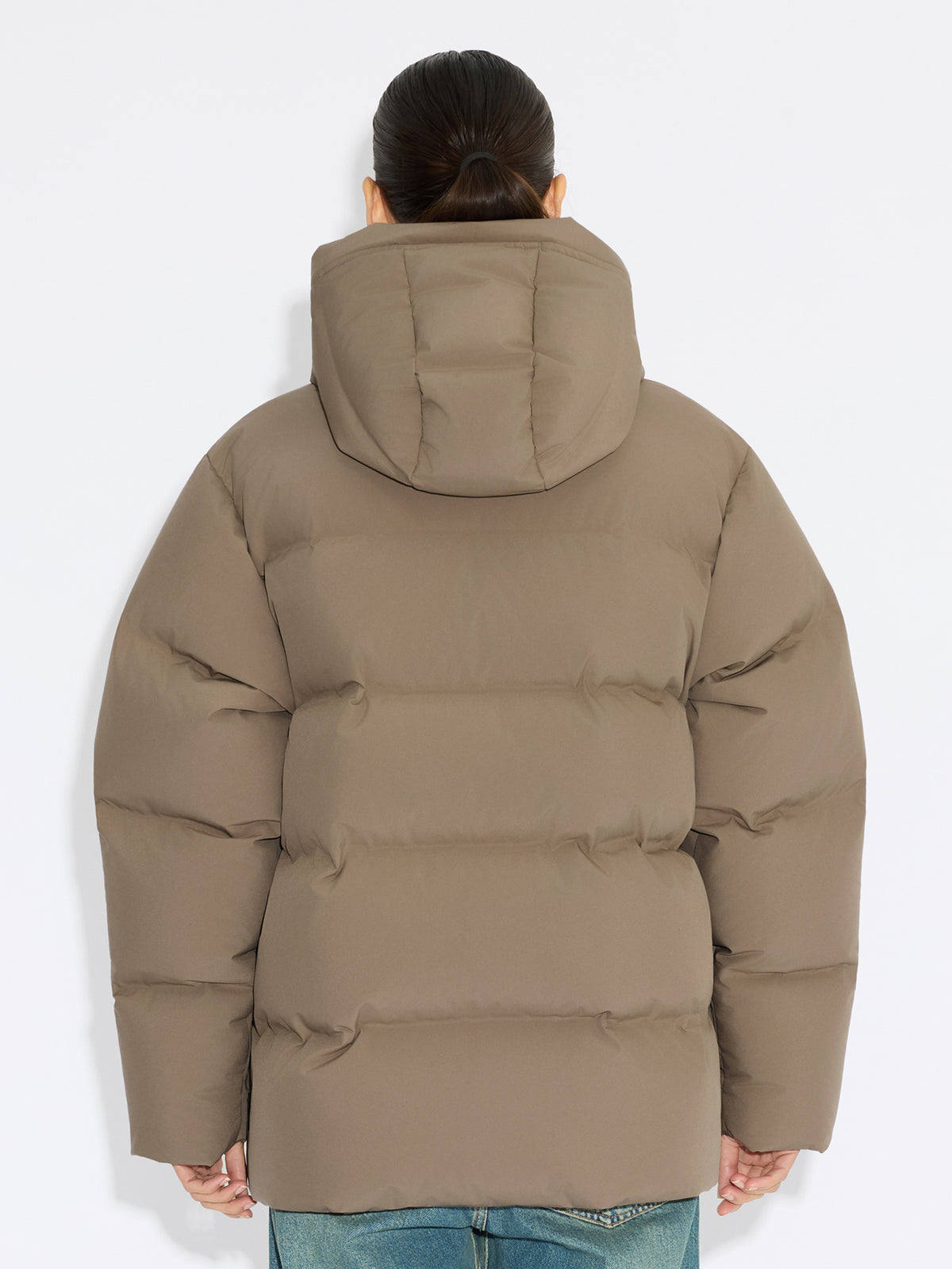 Besseggen Down Jacket- Dk sand