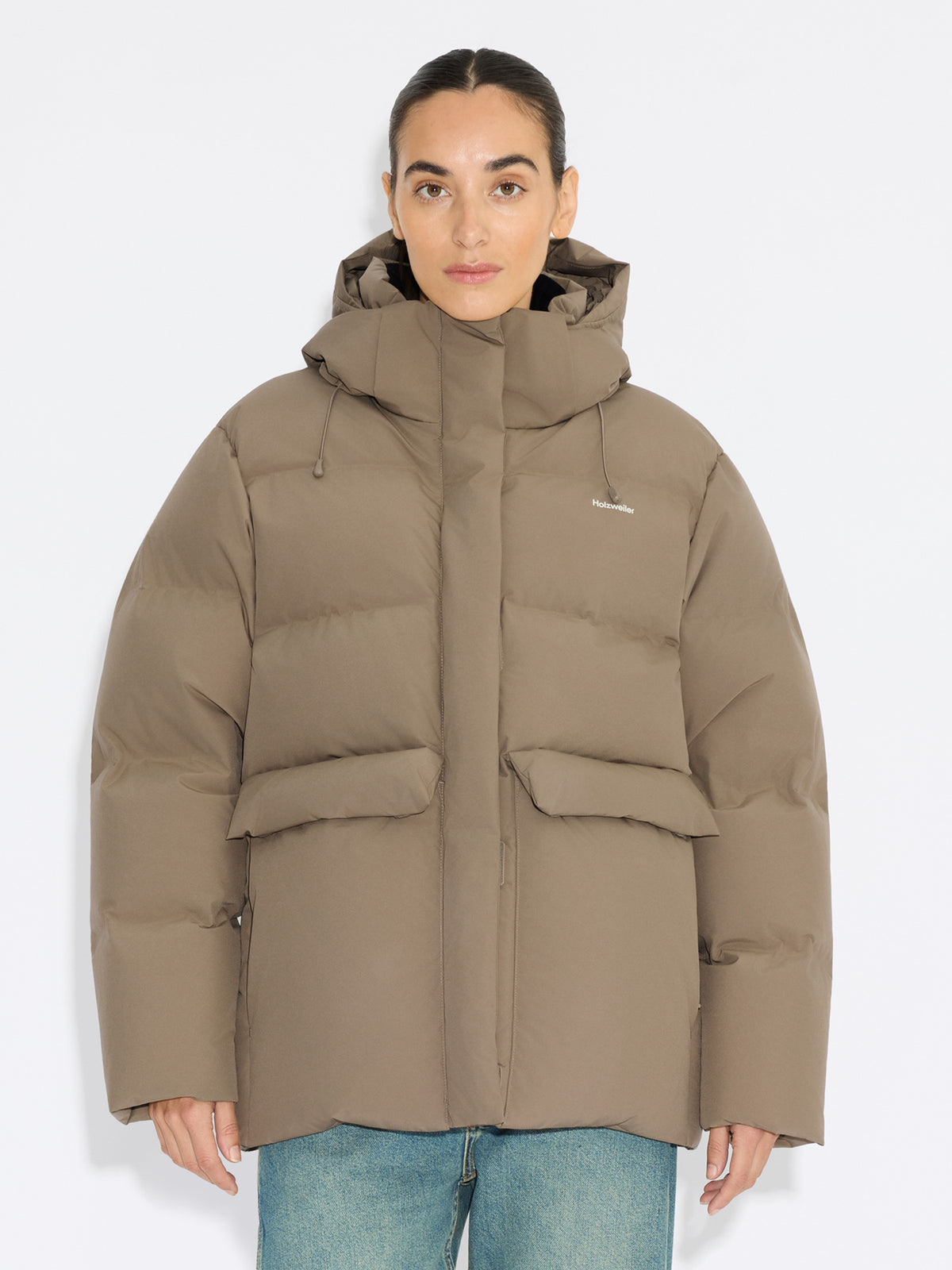 Besseggen Down Jacket- Dk sand