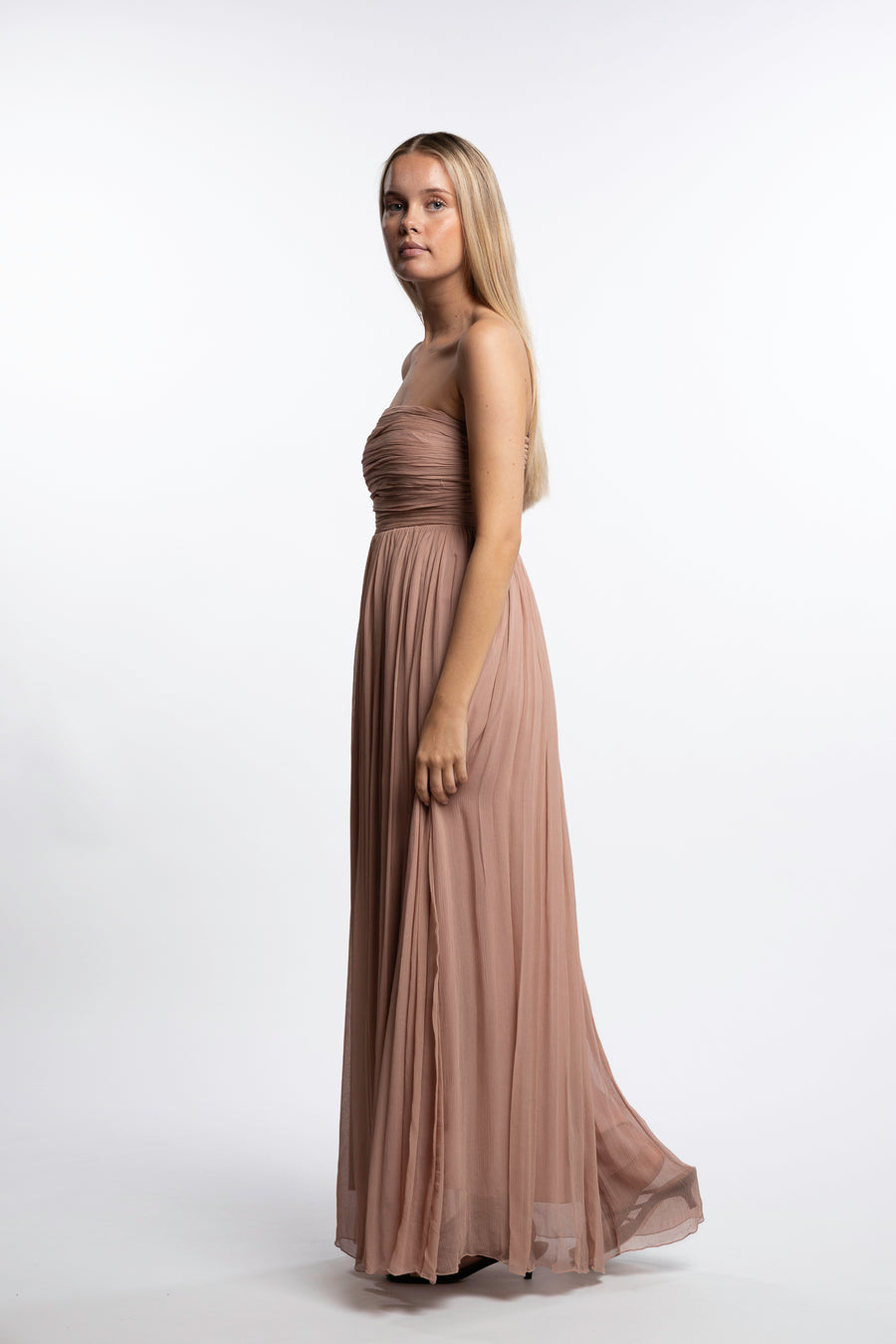 Amalfi Dress- Warm Taupe