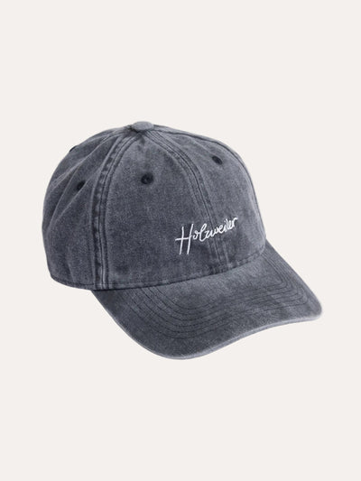 Tucker Logo Cap Black - Holzweiler
