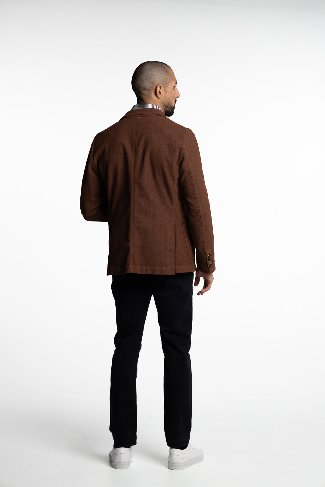 Vittorio Cotton Blazer Rust