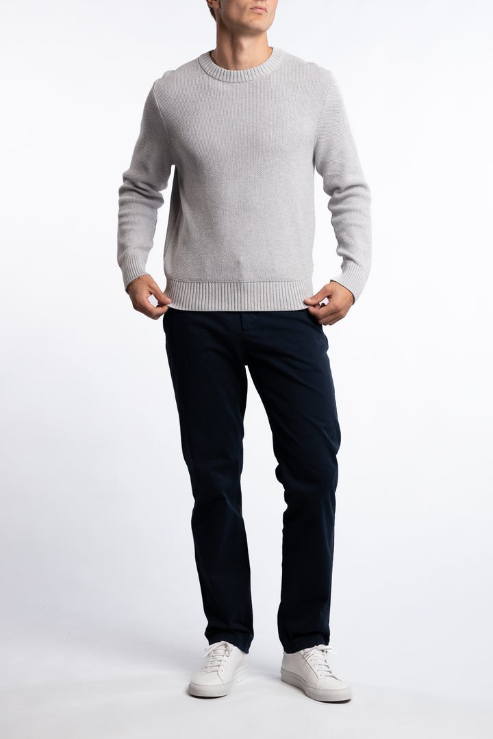 Oliver Structure Sweater Light Grey Melange