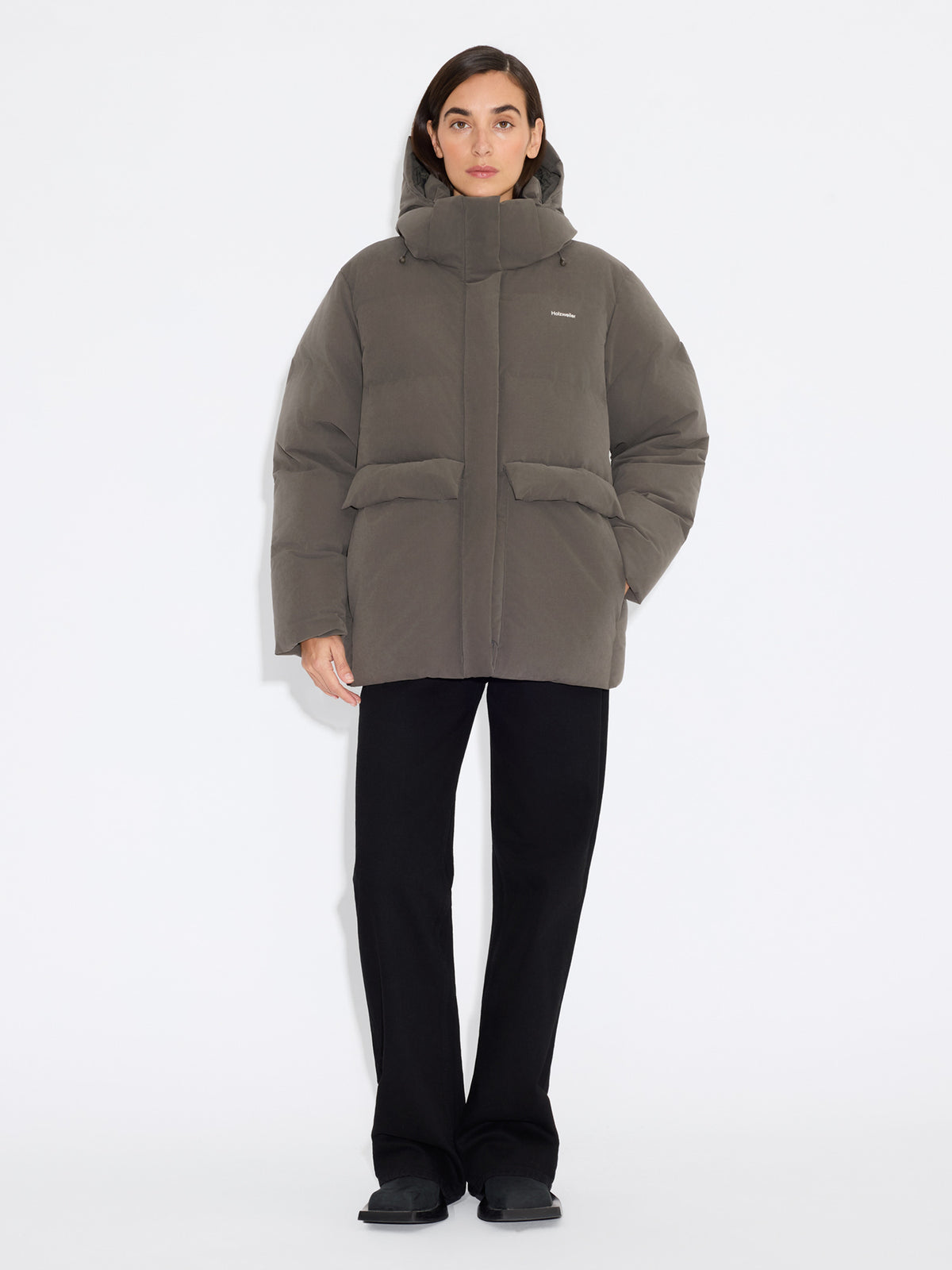 Besseggen Brushed Down Jkt - Dk. Green