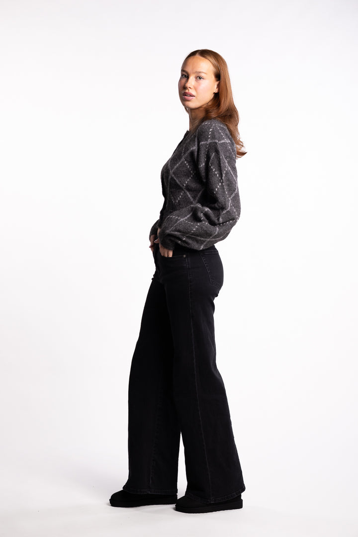 Merano Cardigan- Dark Grey