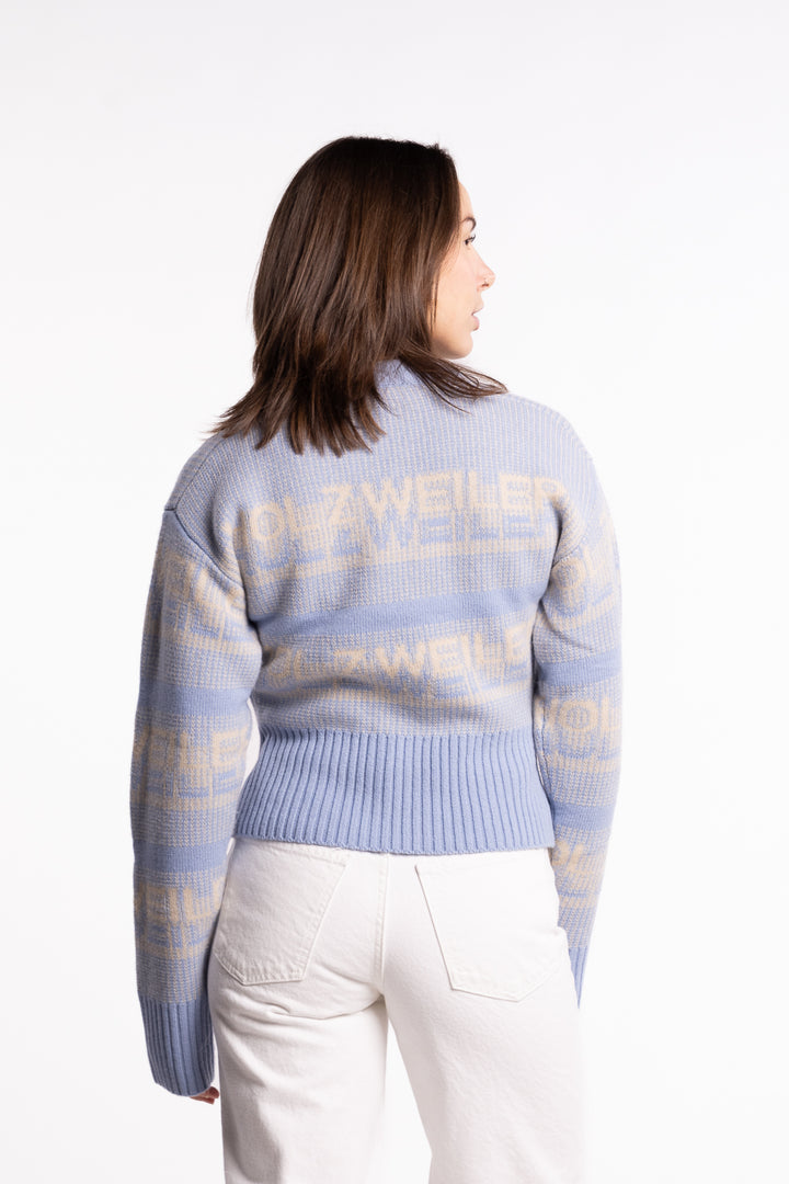 Ski Cropped Crew - Lt. Blue