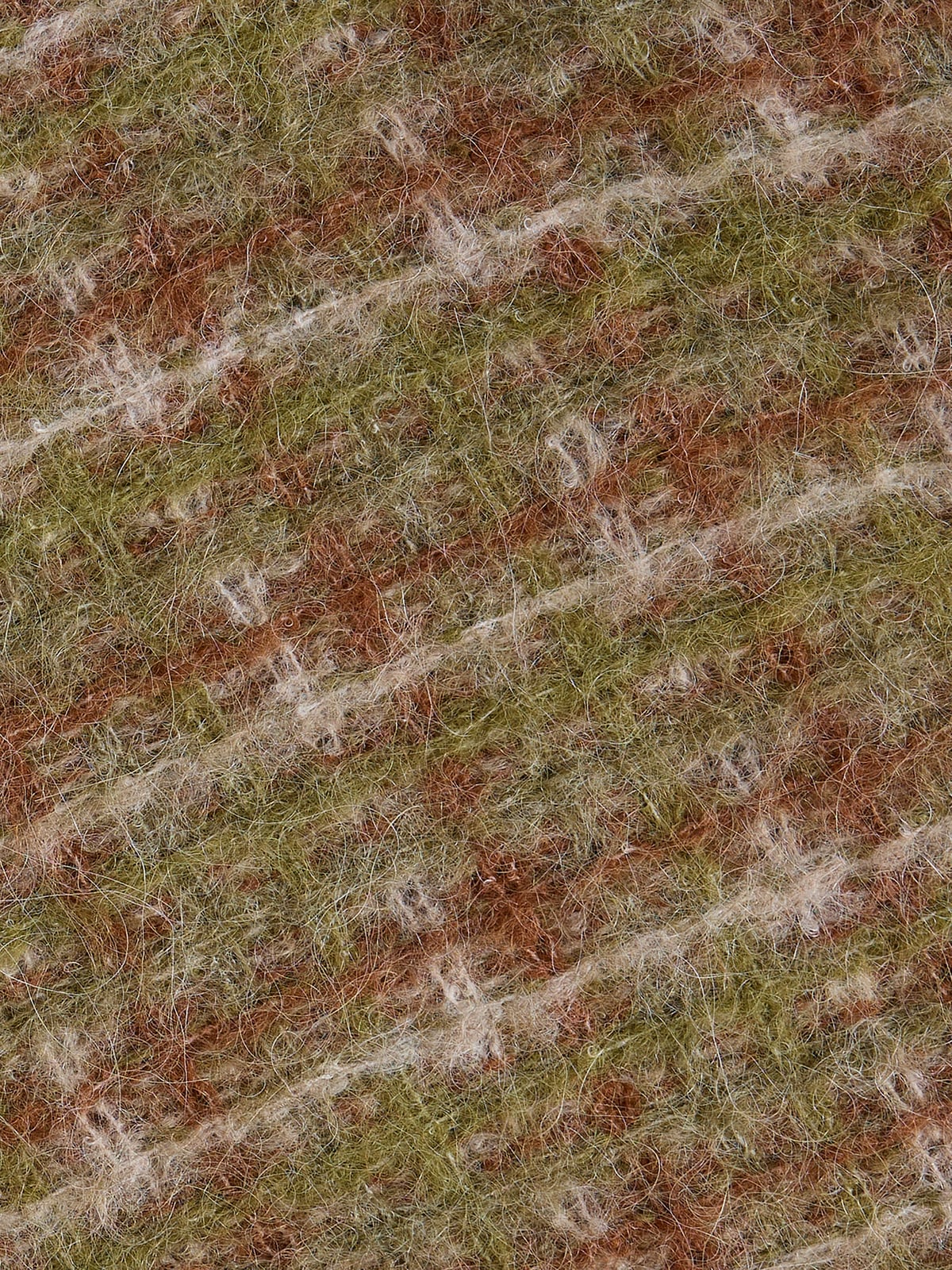 Kate Check Cardigan Green Mix detalj - Holzweiler