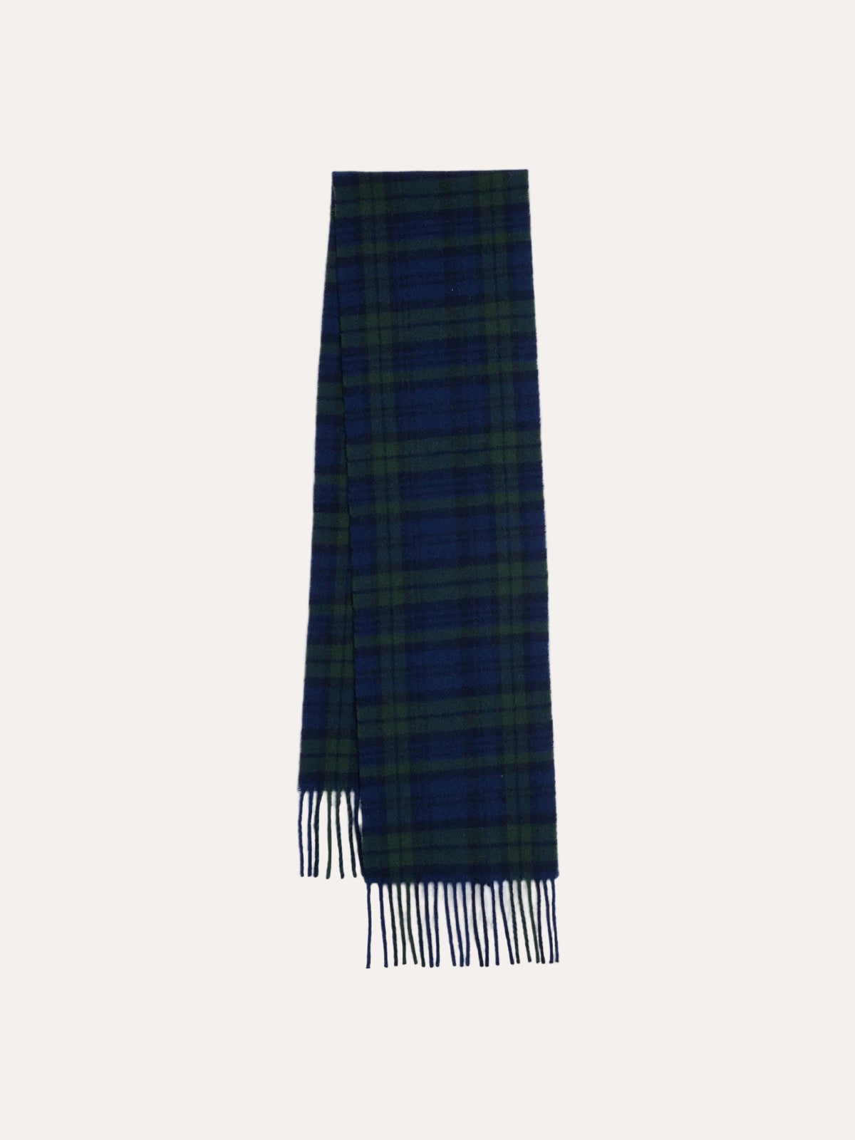 Holzweiler Tableau Scarf Navy Check - packshot