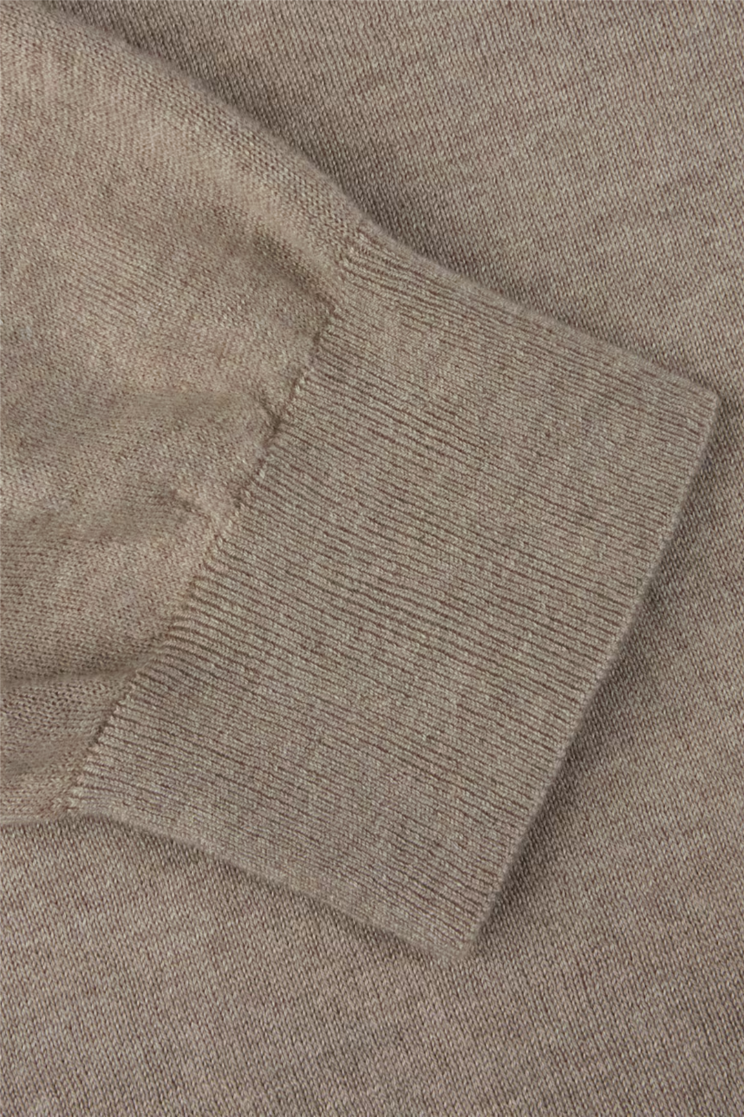 Silk/Cashmere Crew Neck Beige