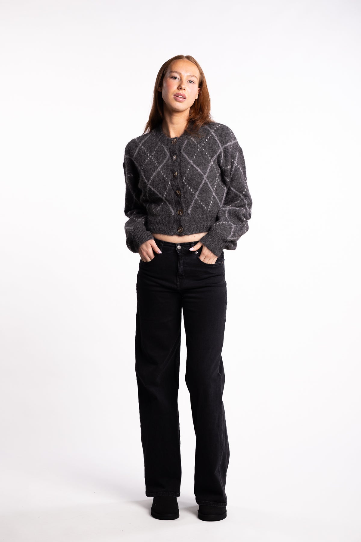 Merano Cardigan Dark Grey