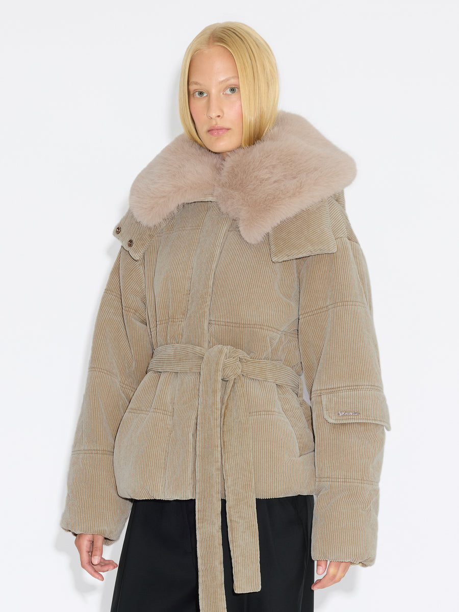 Steilia Corduroy Jacket - Sand