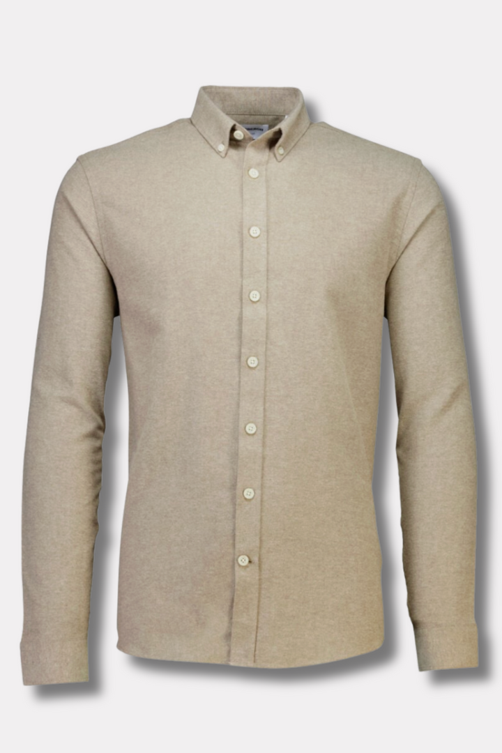 Flannel Shirt Mid Brown