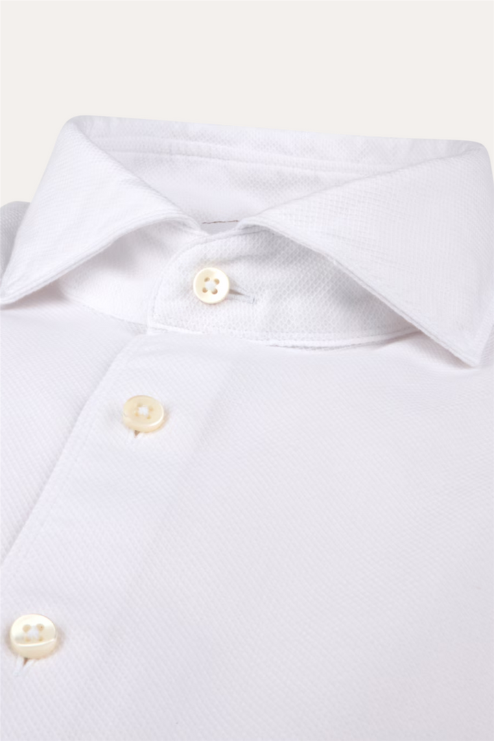 Slimline Cotton Shirt White