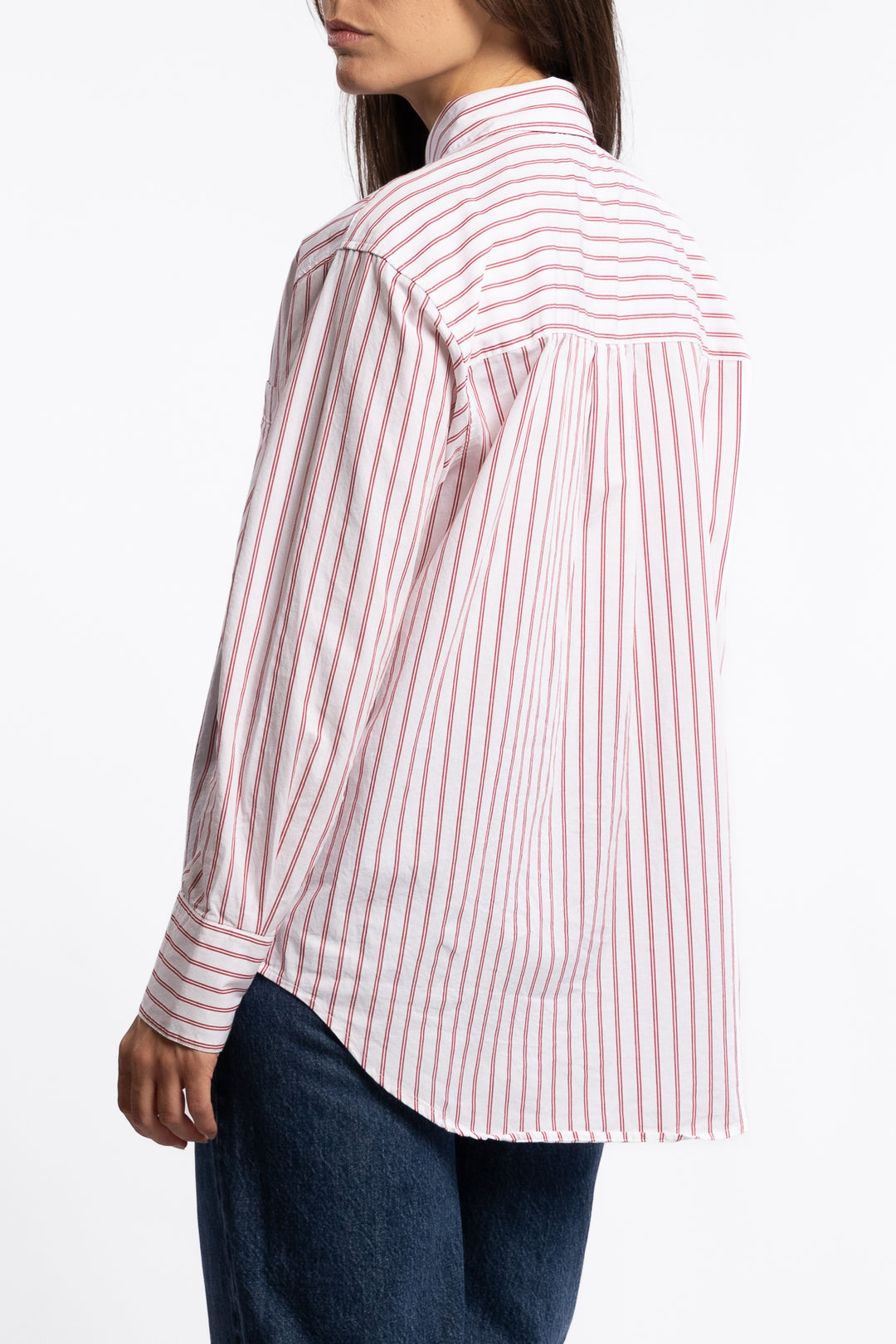 Bibi Stripe Shirt - Red Stripe