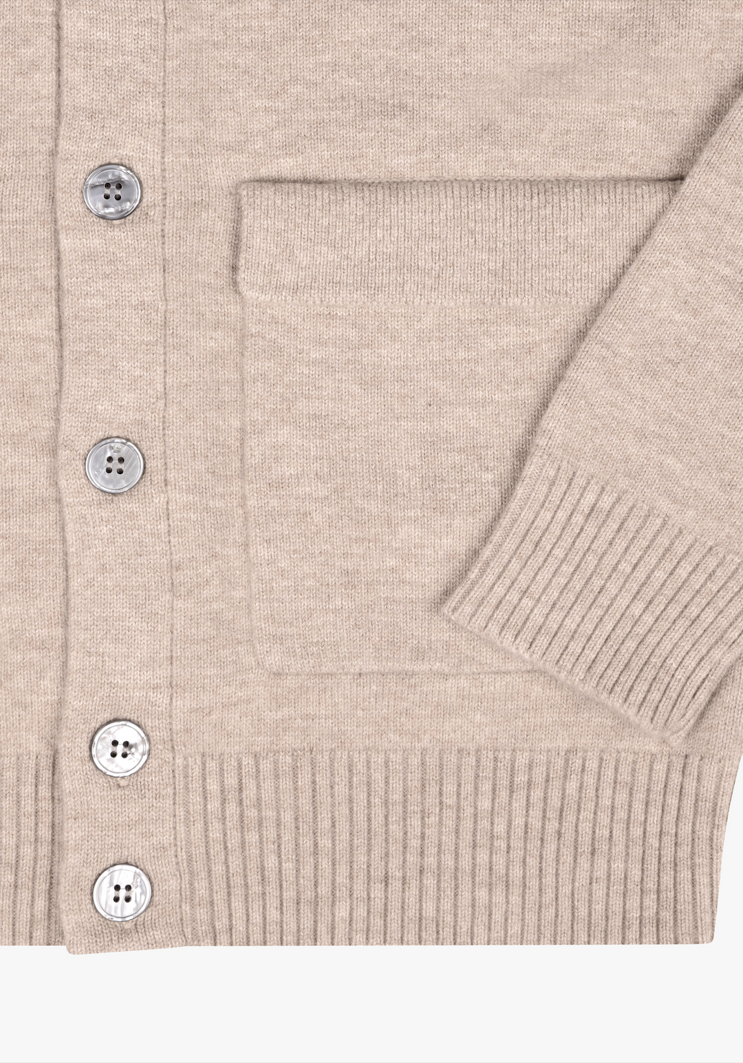 Leo Full Button Cardigan Taupe