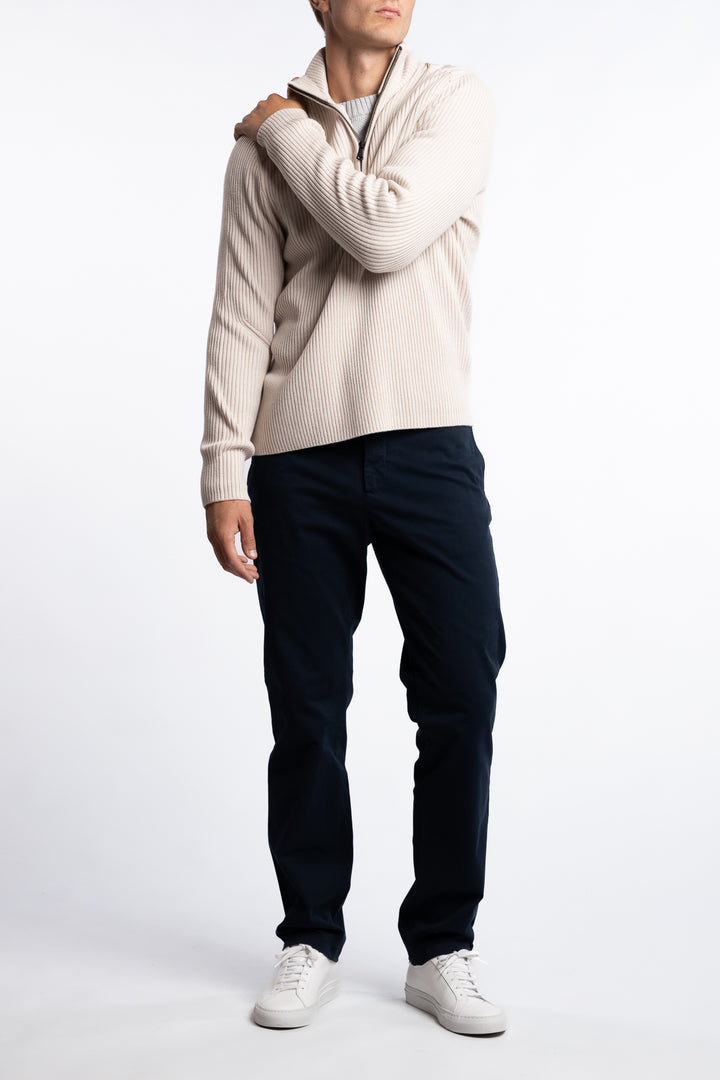 Martin Knitted Hybrid Jacket Moonbeam