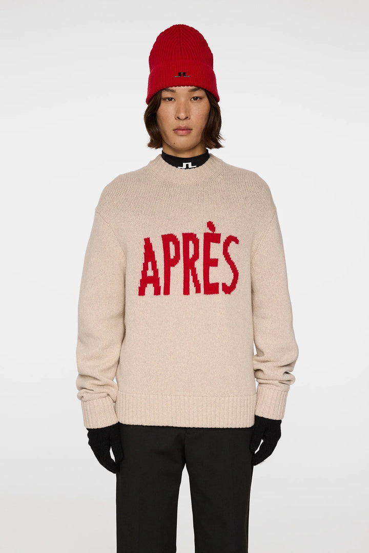 Fabian Graphic Knit Sweater Moonbeam