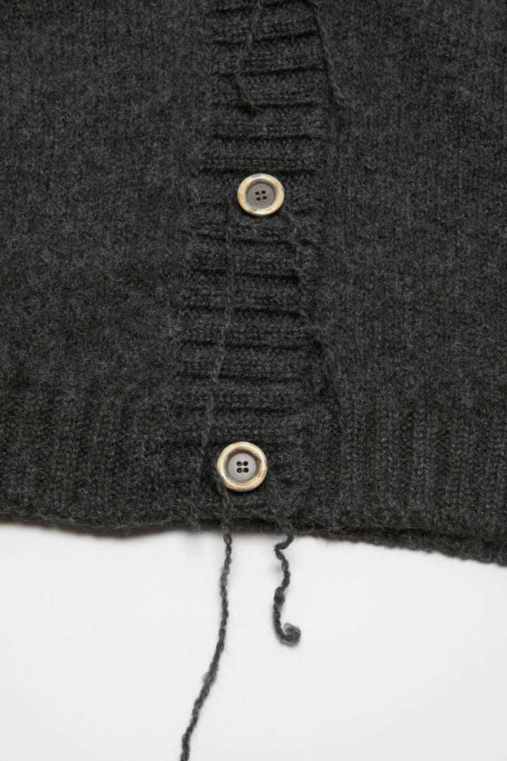 Knit Cardigan- Anthracite