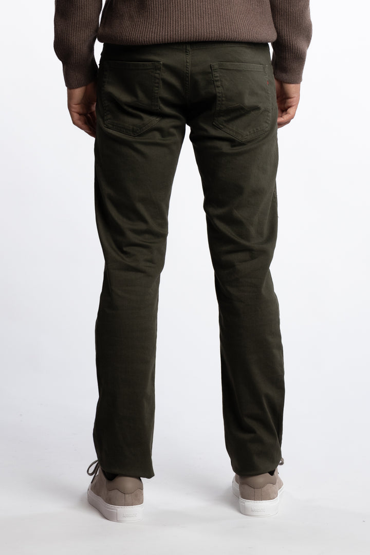 Grover Straight Fit Bull Denim Dark Green