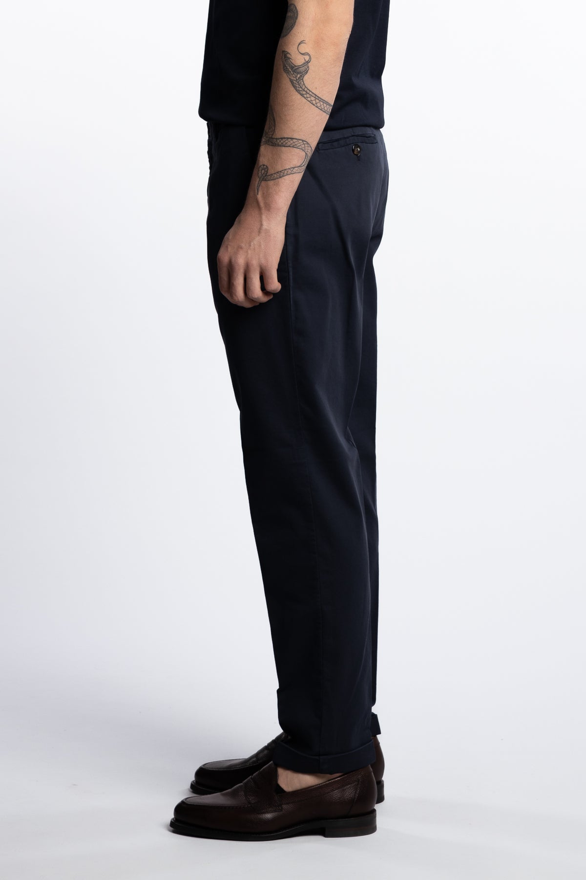 Cotton/Stretch Pant Marine