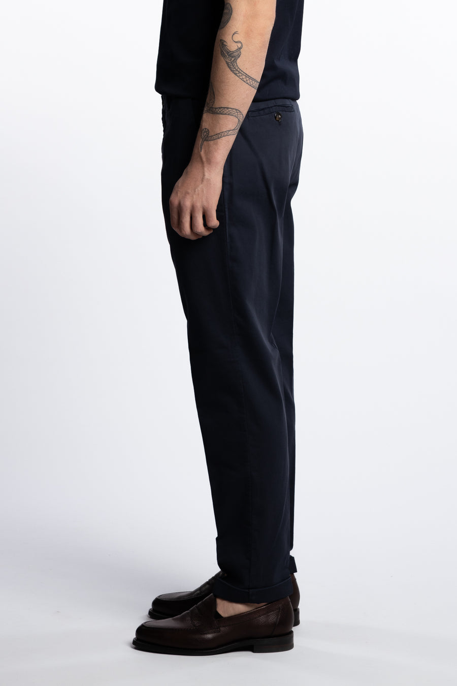 Cotton/Stretch Pant Marine