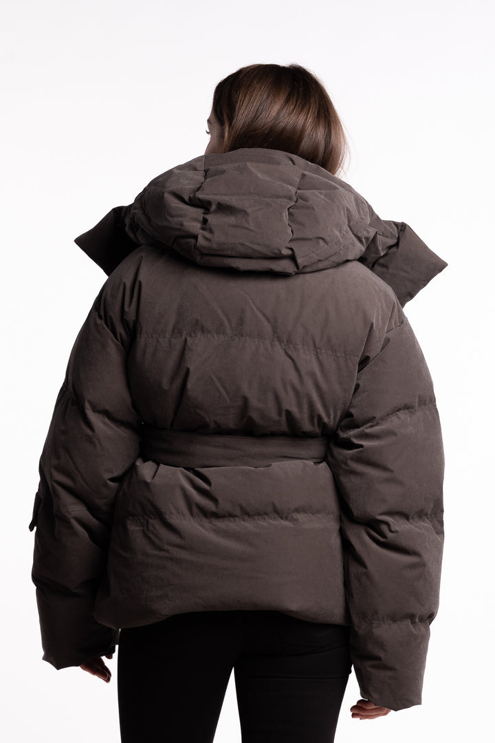 Steilia Brushed Down Jkt - Dk. Green