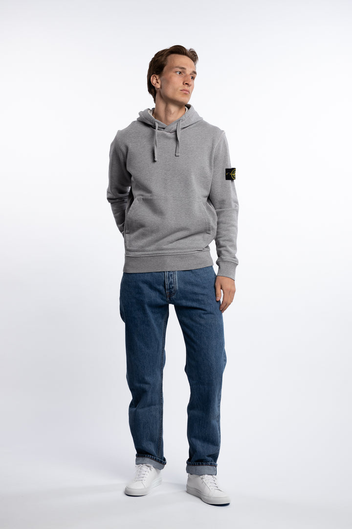 Garment Dyed Hooded Sweatshirt Grey