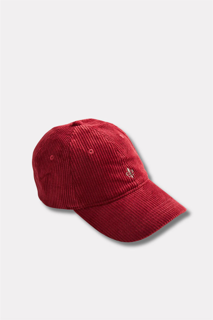 Lily Cord Cap Red
