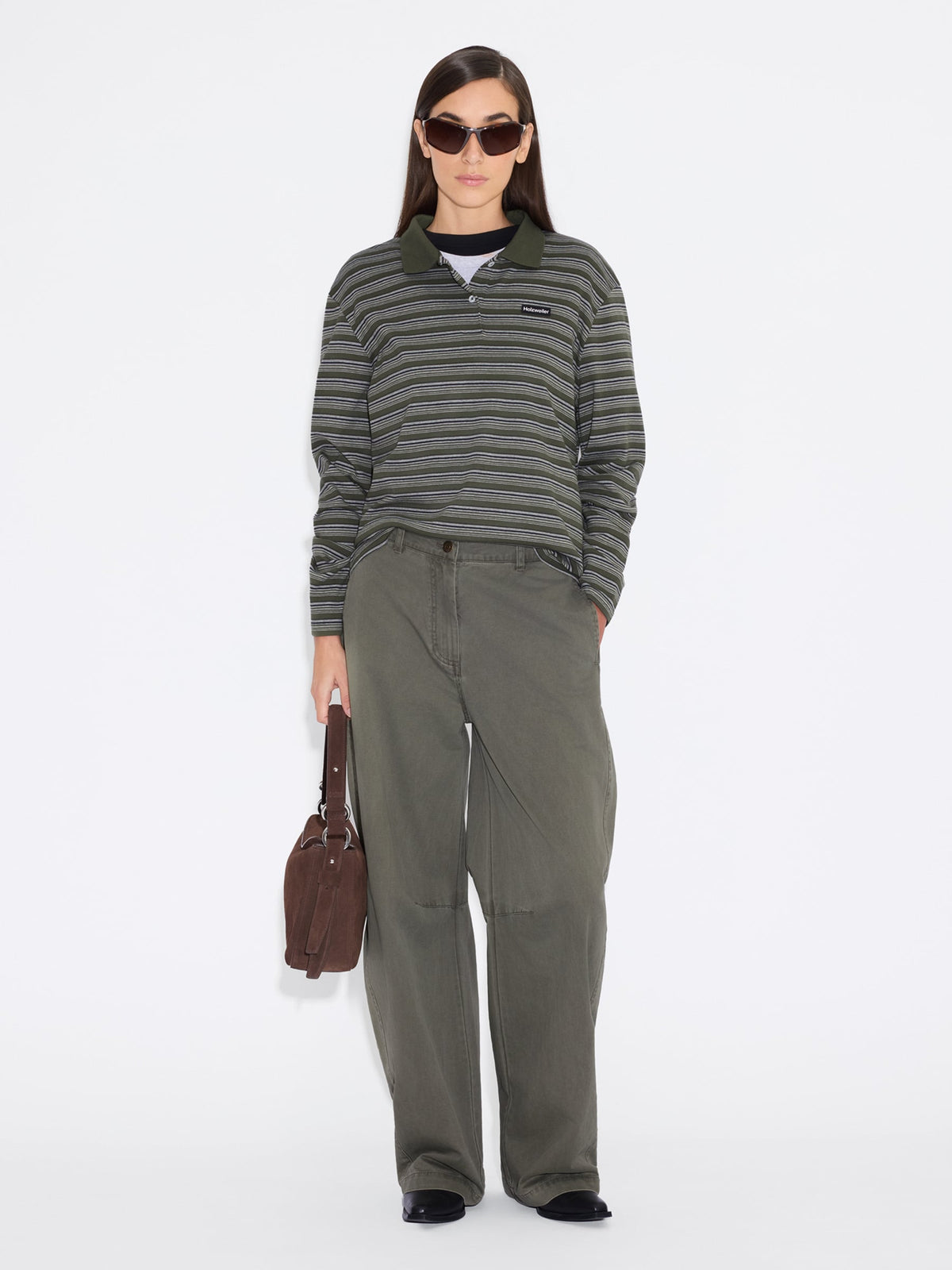 Sunny Polo - Green Stripe