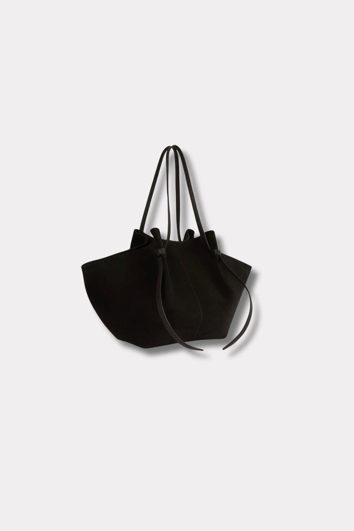 Large Mochi- Black Suede