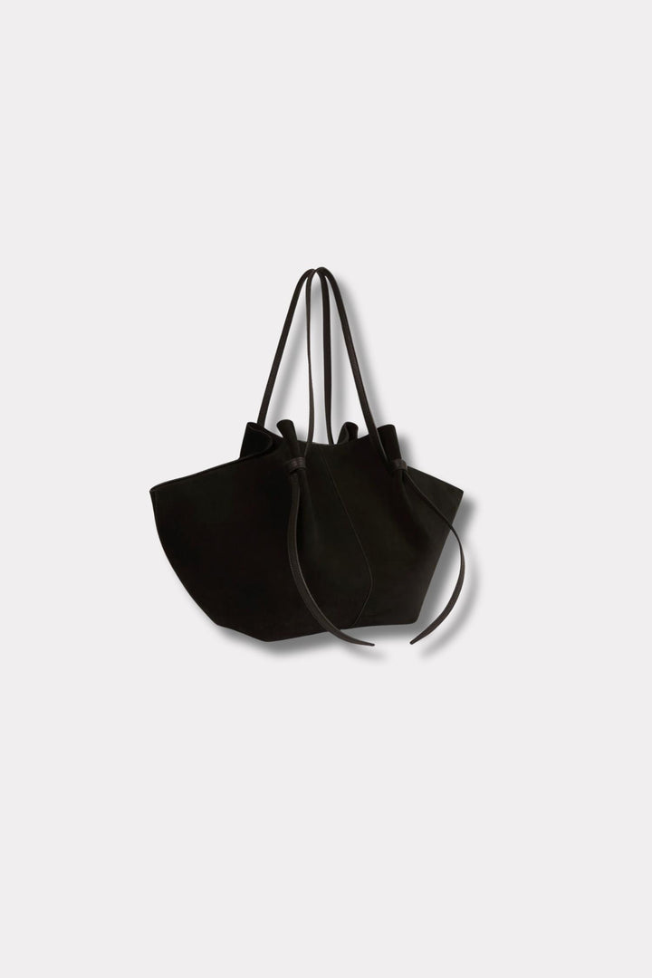 Large Mochi- Black Suede