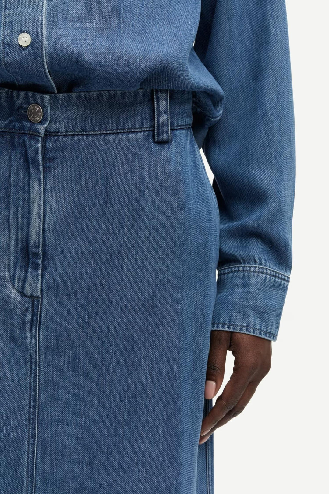 Satoves Skirt 15645 - Medium Denim Blue