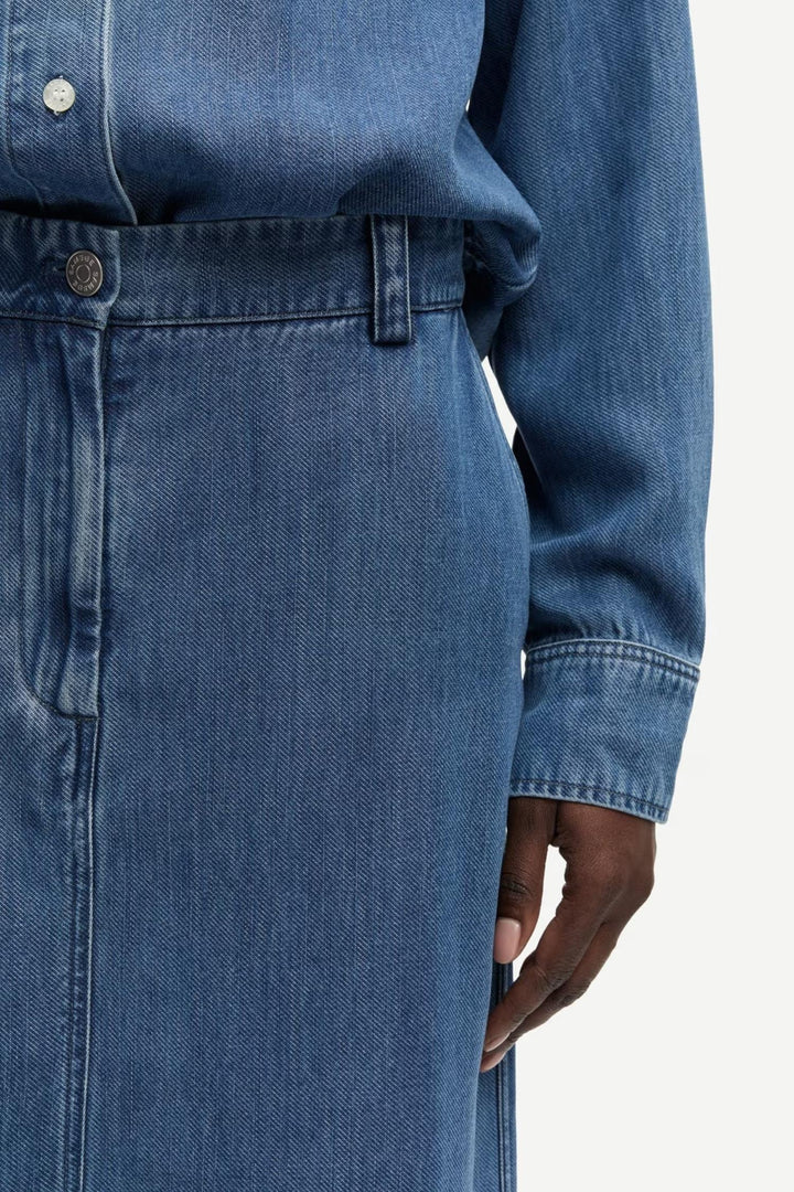 Satoves Skirt 15645 - Medium Denim Blue