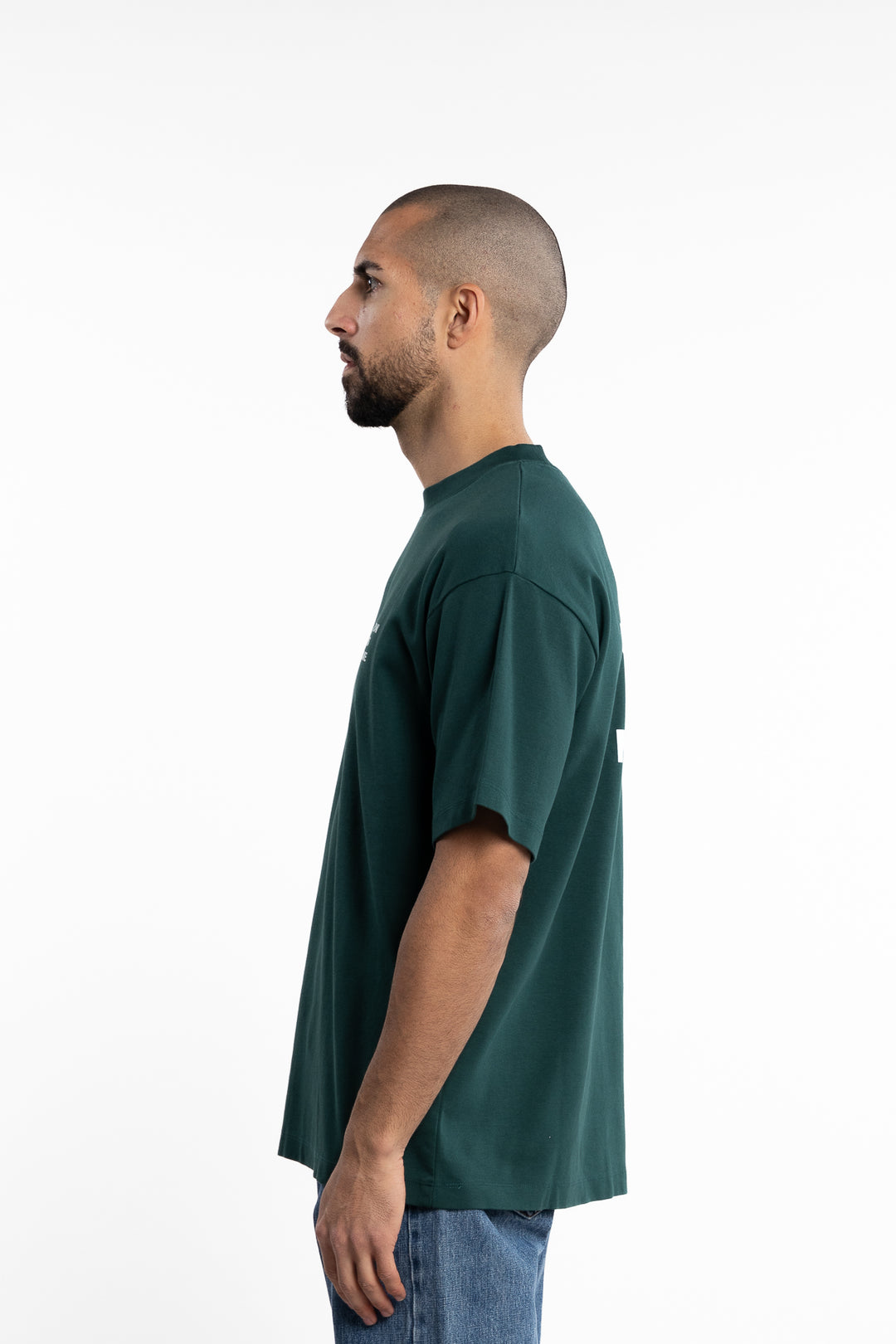 Le T-Shirt Slogan Dark Green