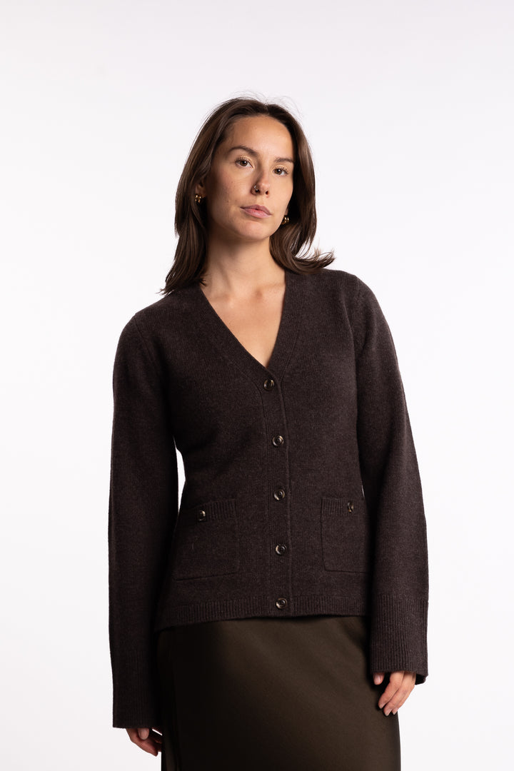 Adele Cardigan - Coffee