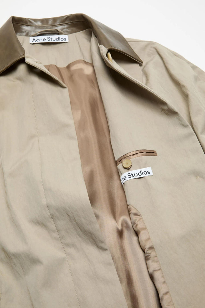 Belted Trenchcoat- Khaki Grey