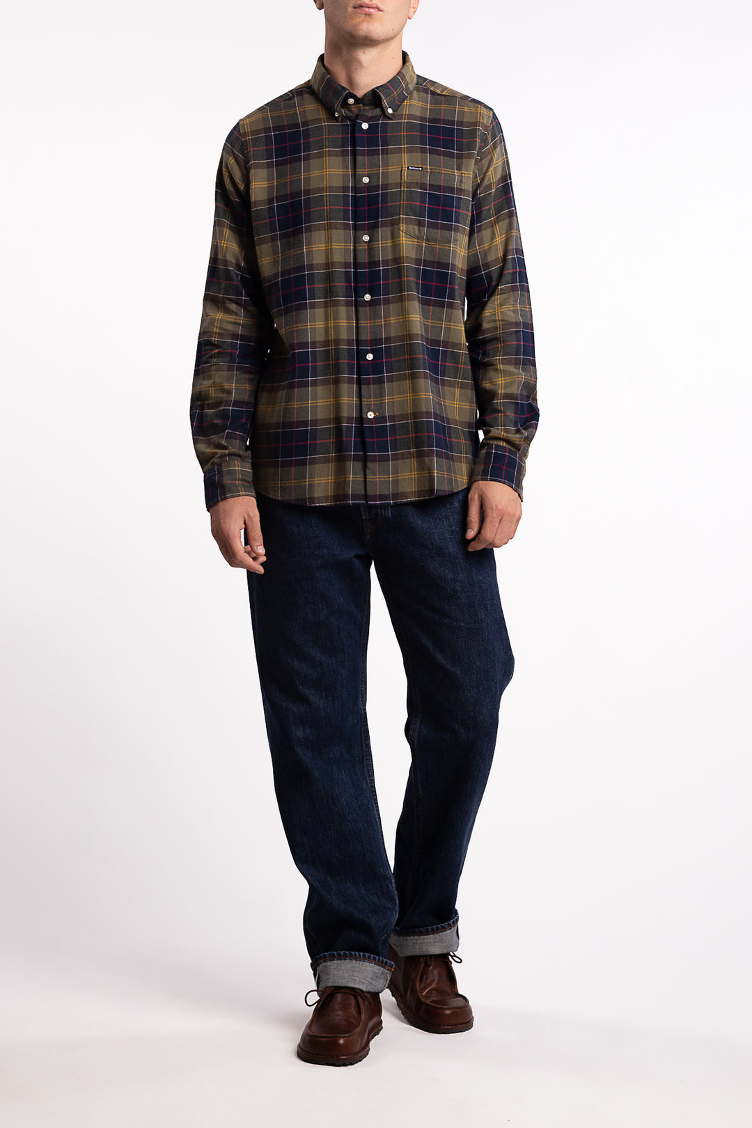 Fortrose Tailored Long-Sleeved Shirt Classic Tartan