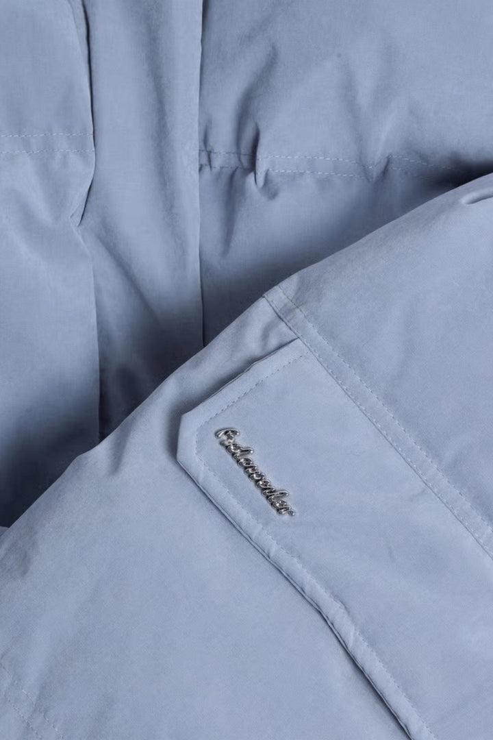 Steilia Brushed Down Jkt - Lt. Blue