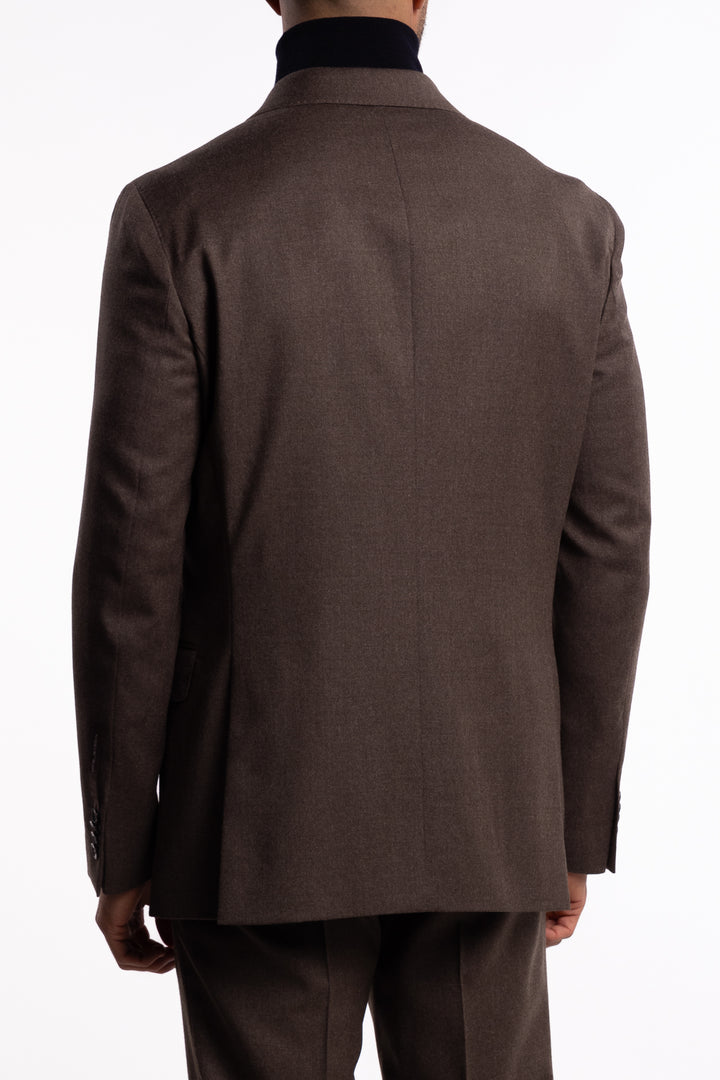 Farris Double Breasted Blazer Beige Melange