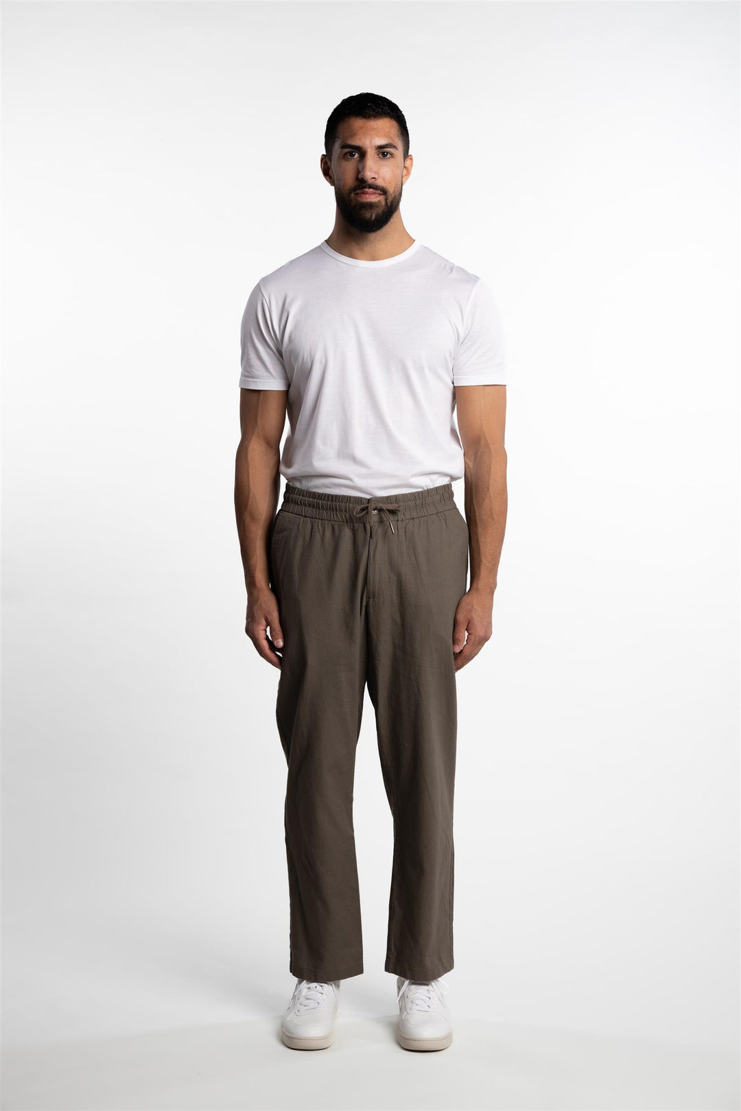 Barcelona Cotton/Linen Pants Dusty Green