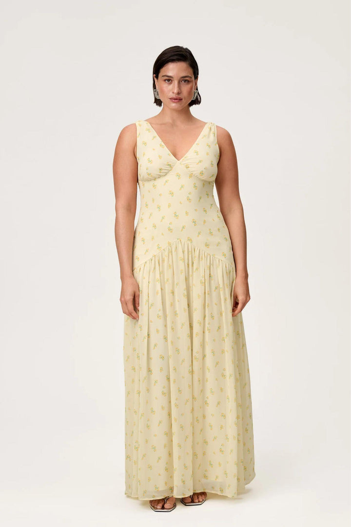 Toulouse Dress - Pastel Yellow