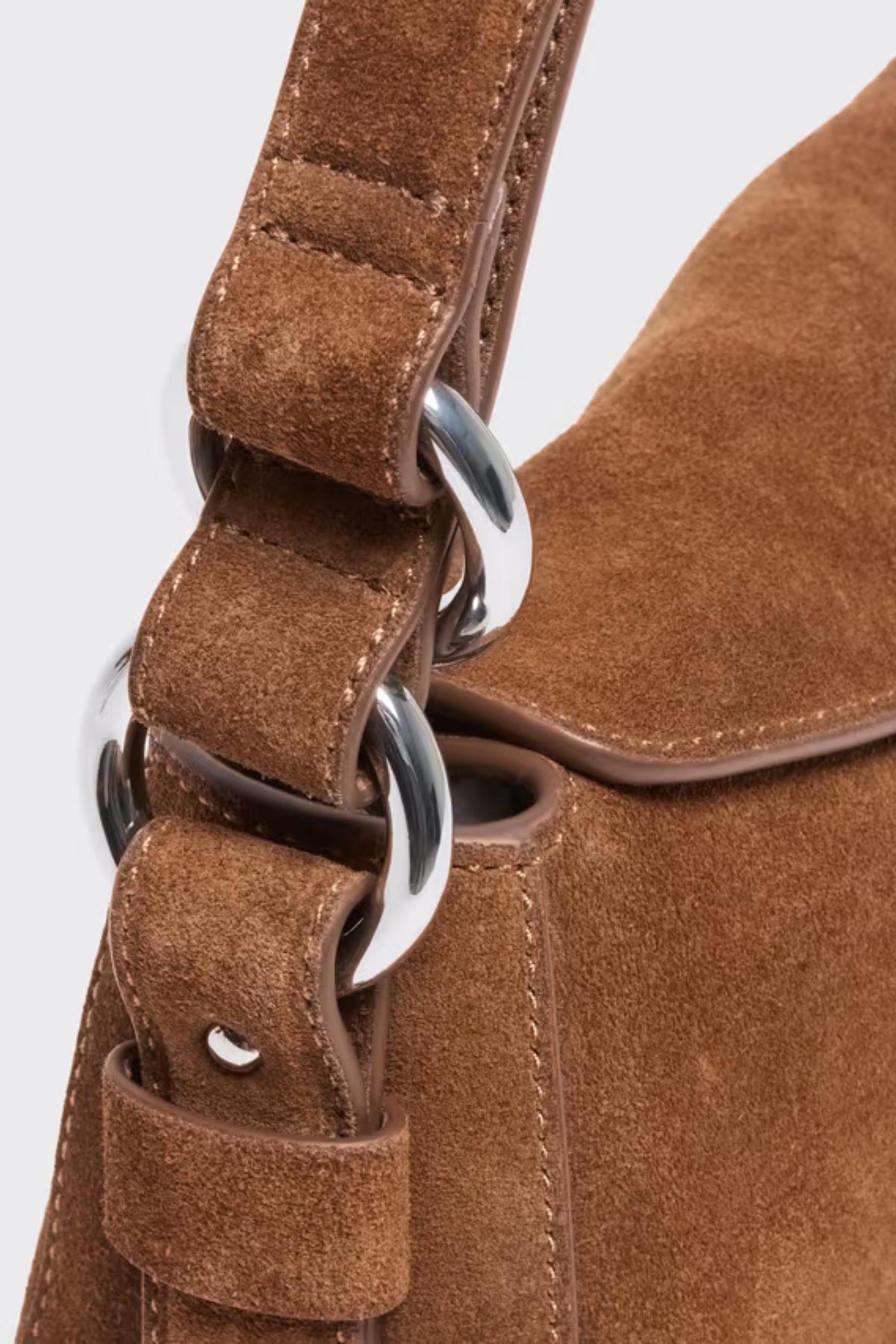 Bud Suede Bag Midi - Camel