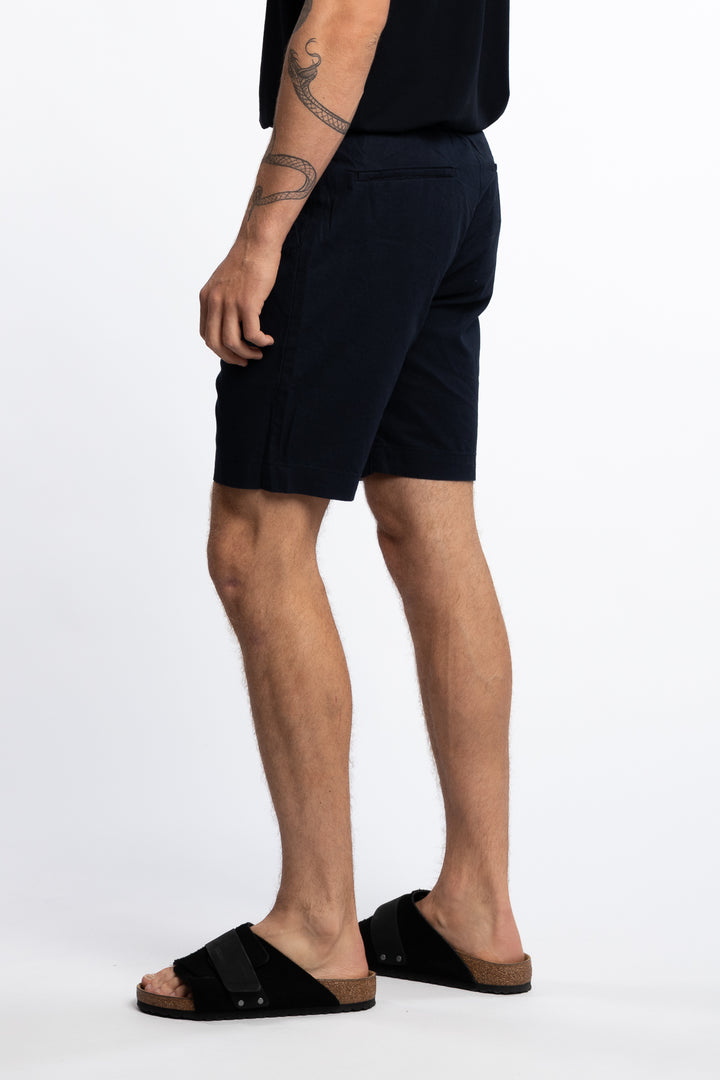 Barcelona Cotton/Linen Shorts Navy