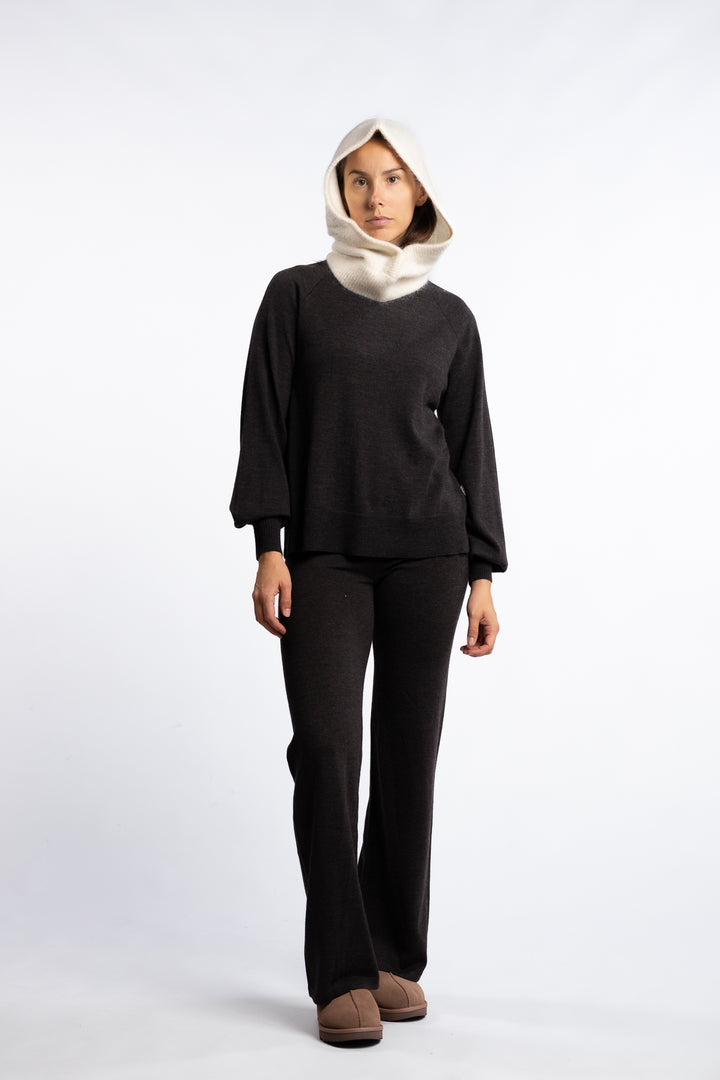 Kajsa Chunky Balaclava- Bright White