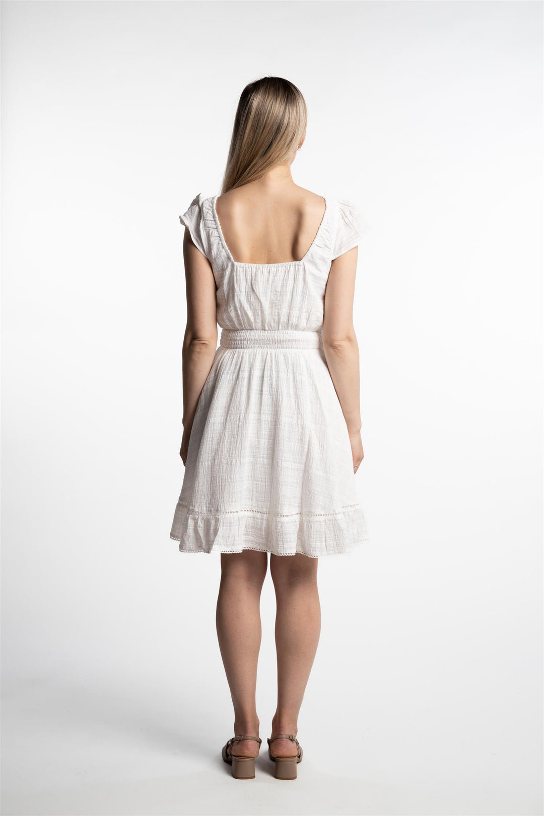 Melia Dress- White