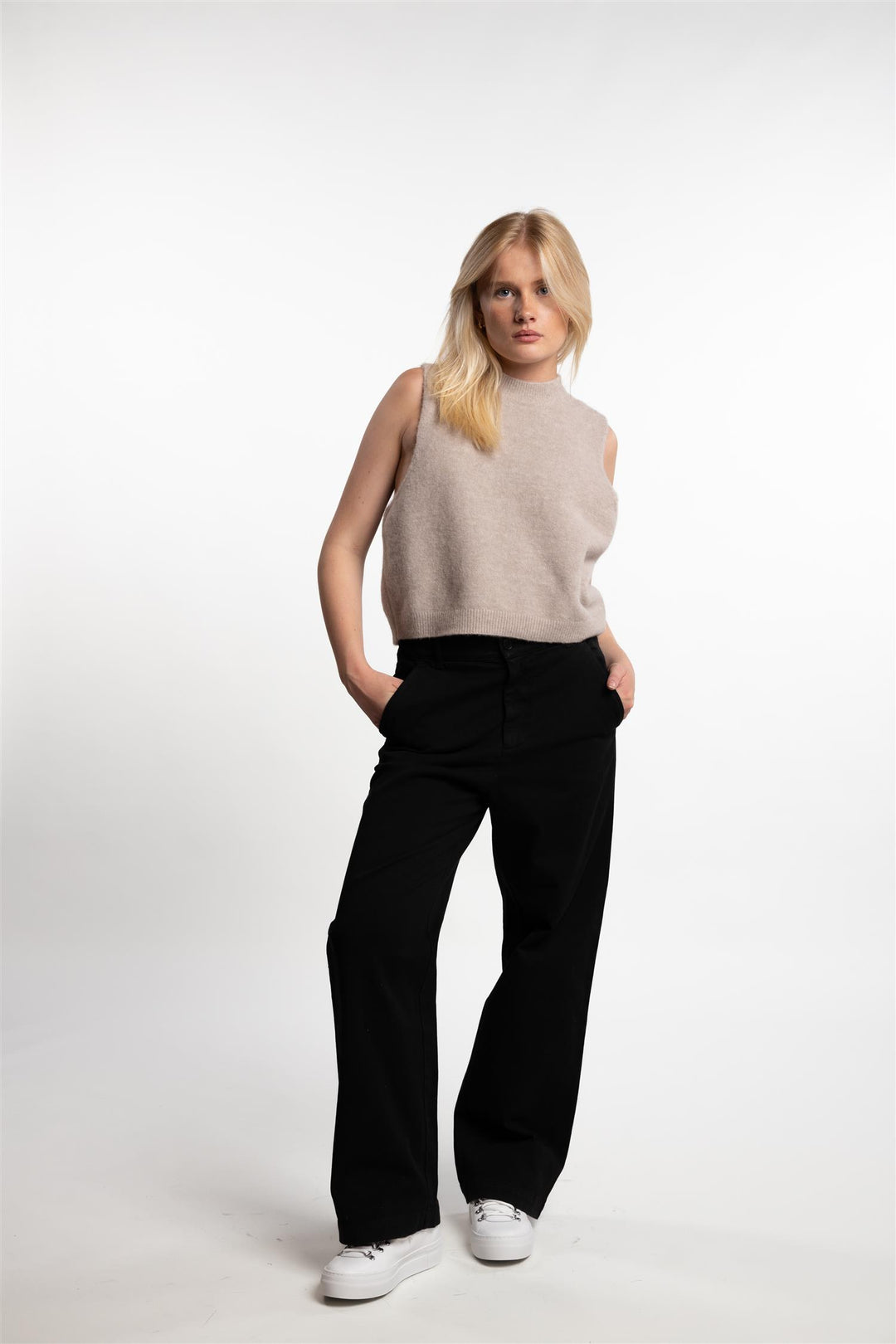 Trousers Ida Mante- Nero