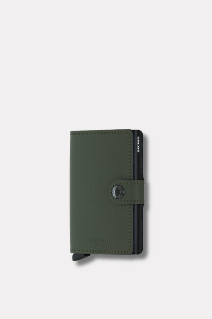 Miniwallet Matte Green - Black