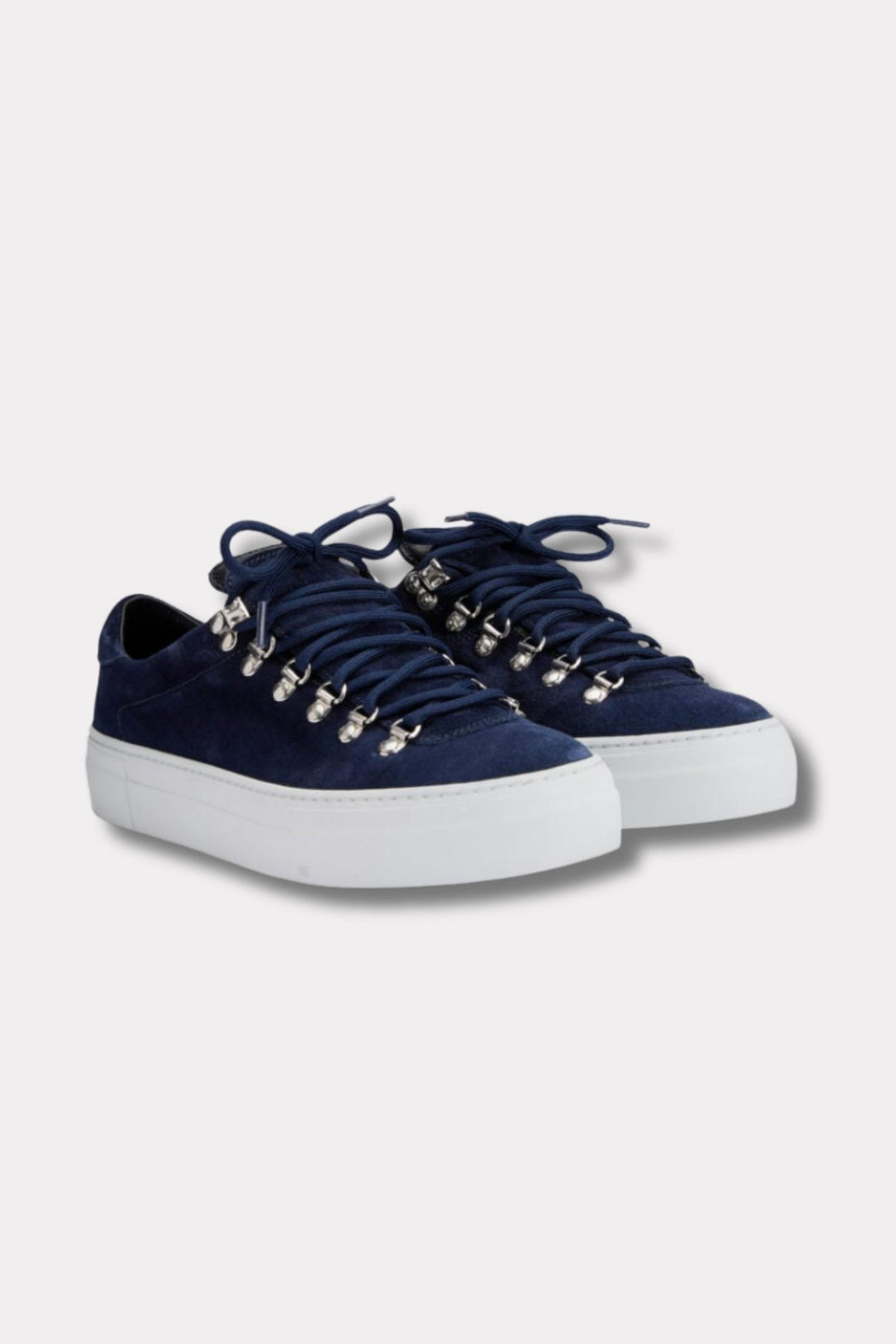 W Marostica Low Platform- Navy Suede