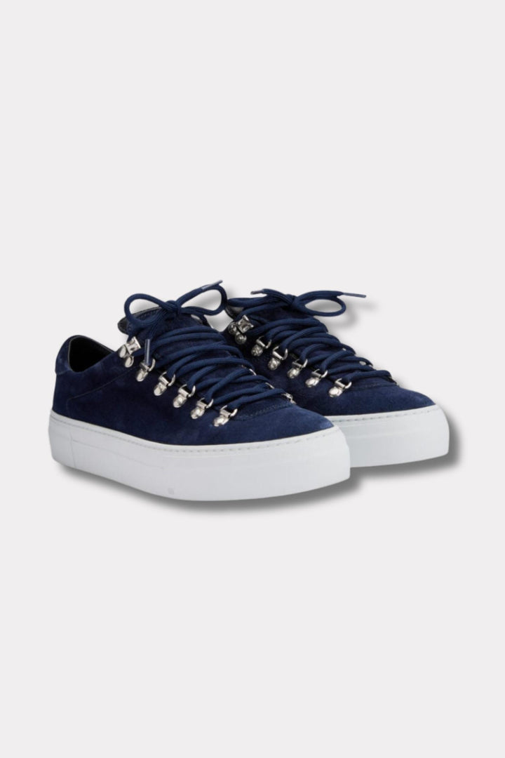 W Marostica Low Platform- Navy Suede
