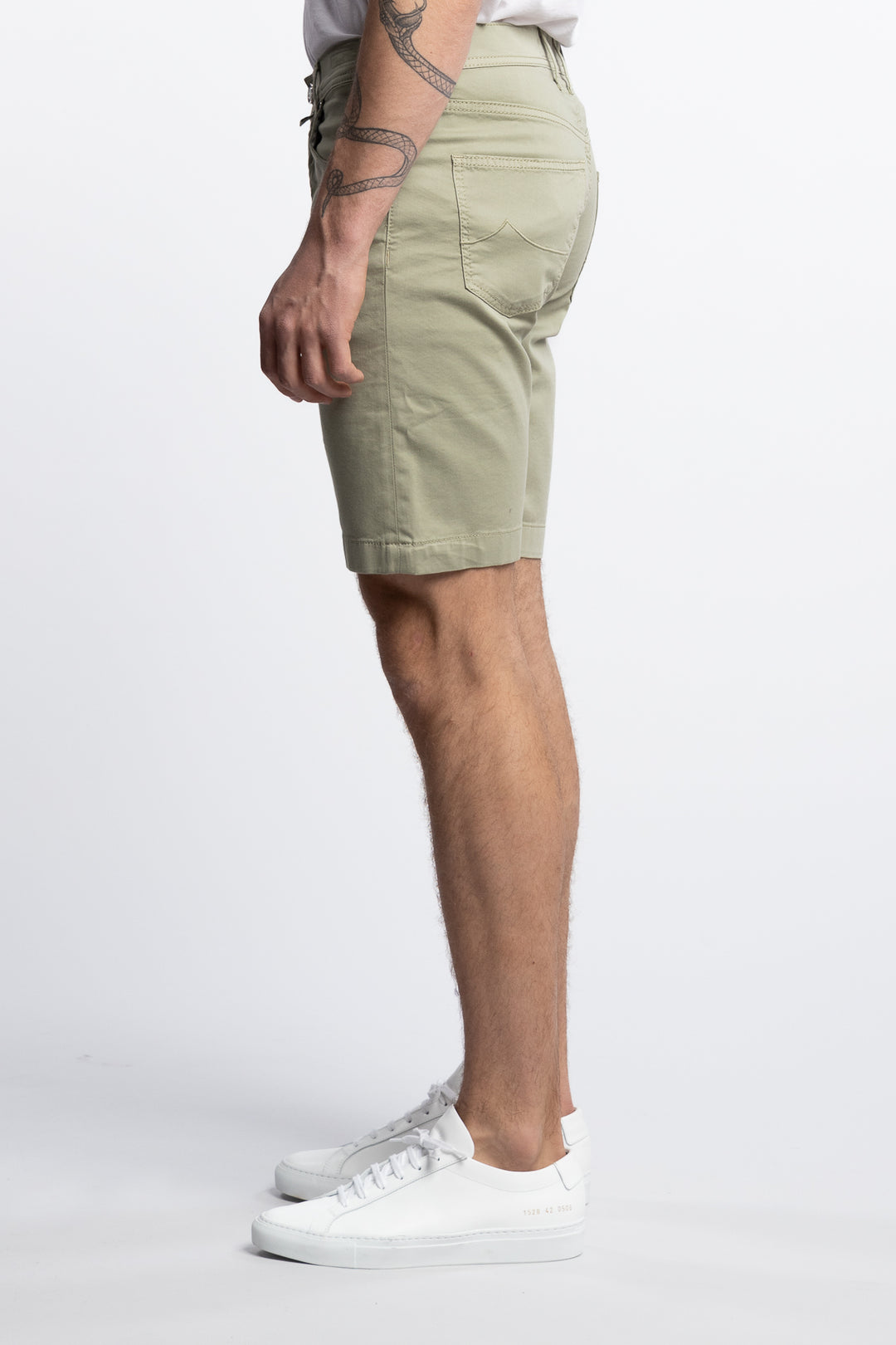 Nicolas Slim Fit Shorts Green